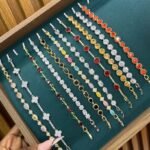Coloured Stone Tennis Bracelet
